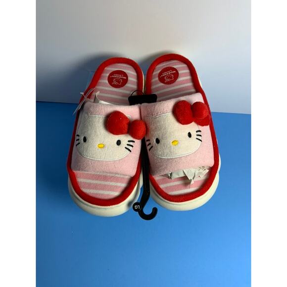 Hello Kitty Terrycloth Chunky Slides Slippers Shoes - Picture 1 of 5